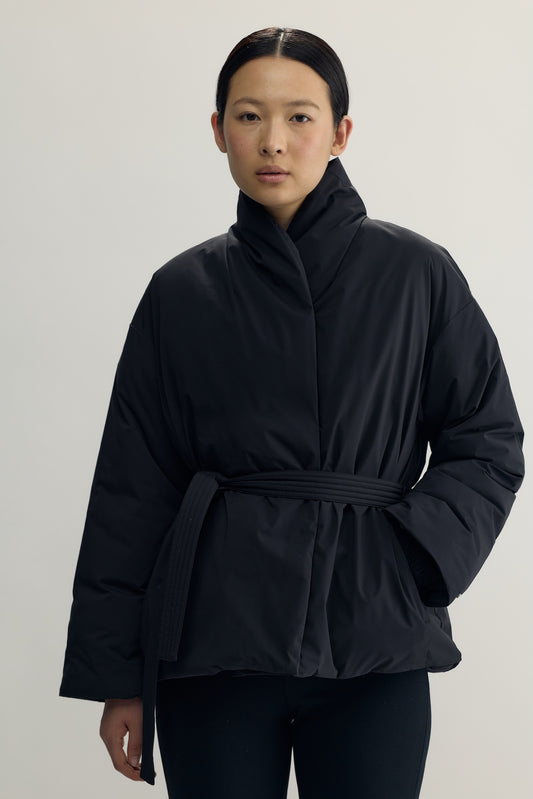BÉRÉNICE KIMONO PADDED JACKET - black