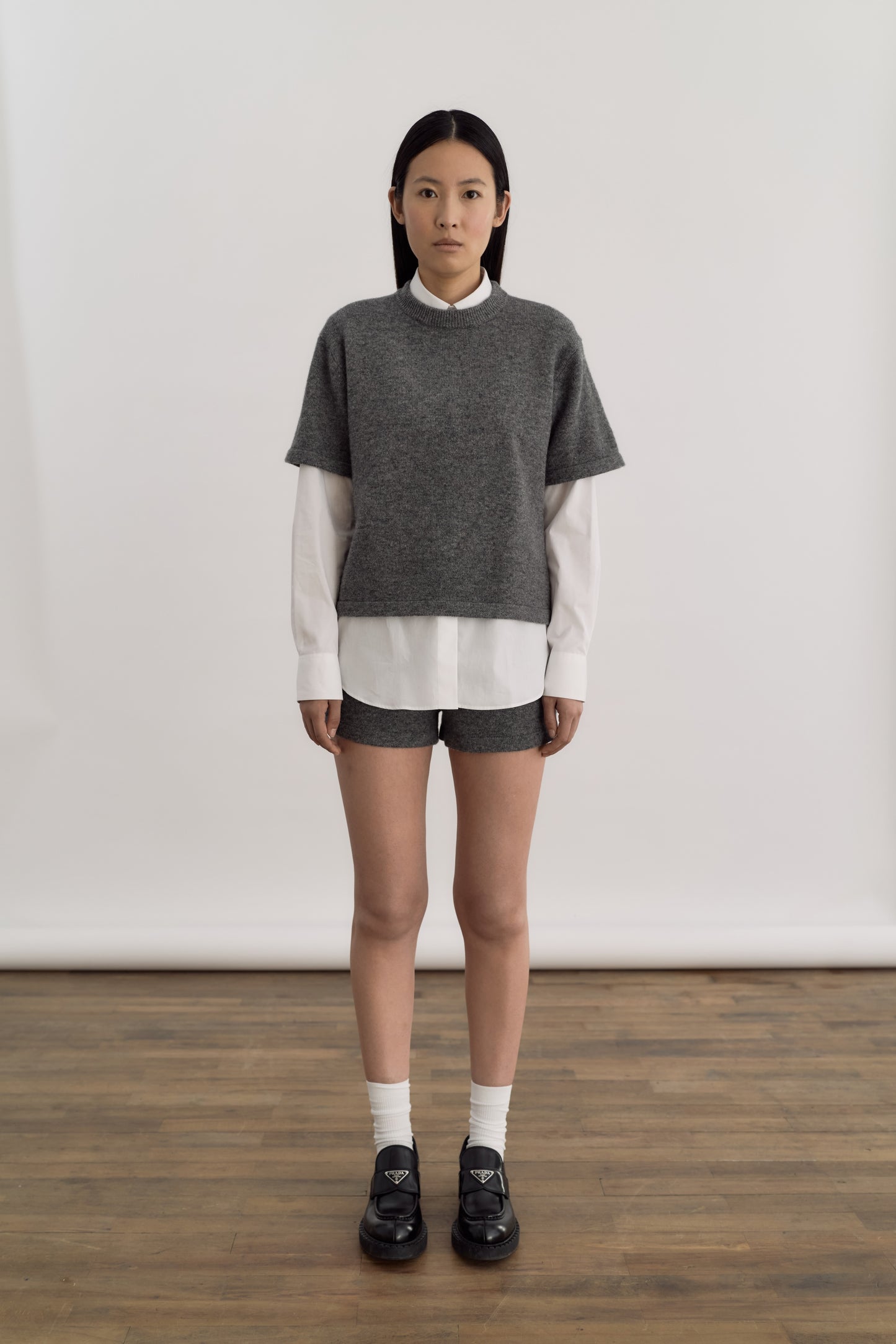 AMBRE KNITTED SS CREWNECK