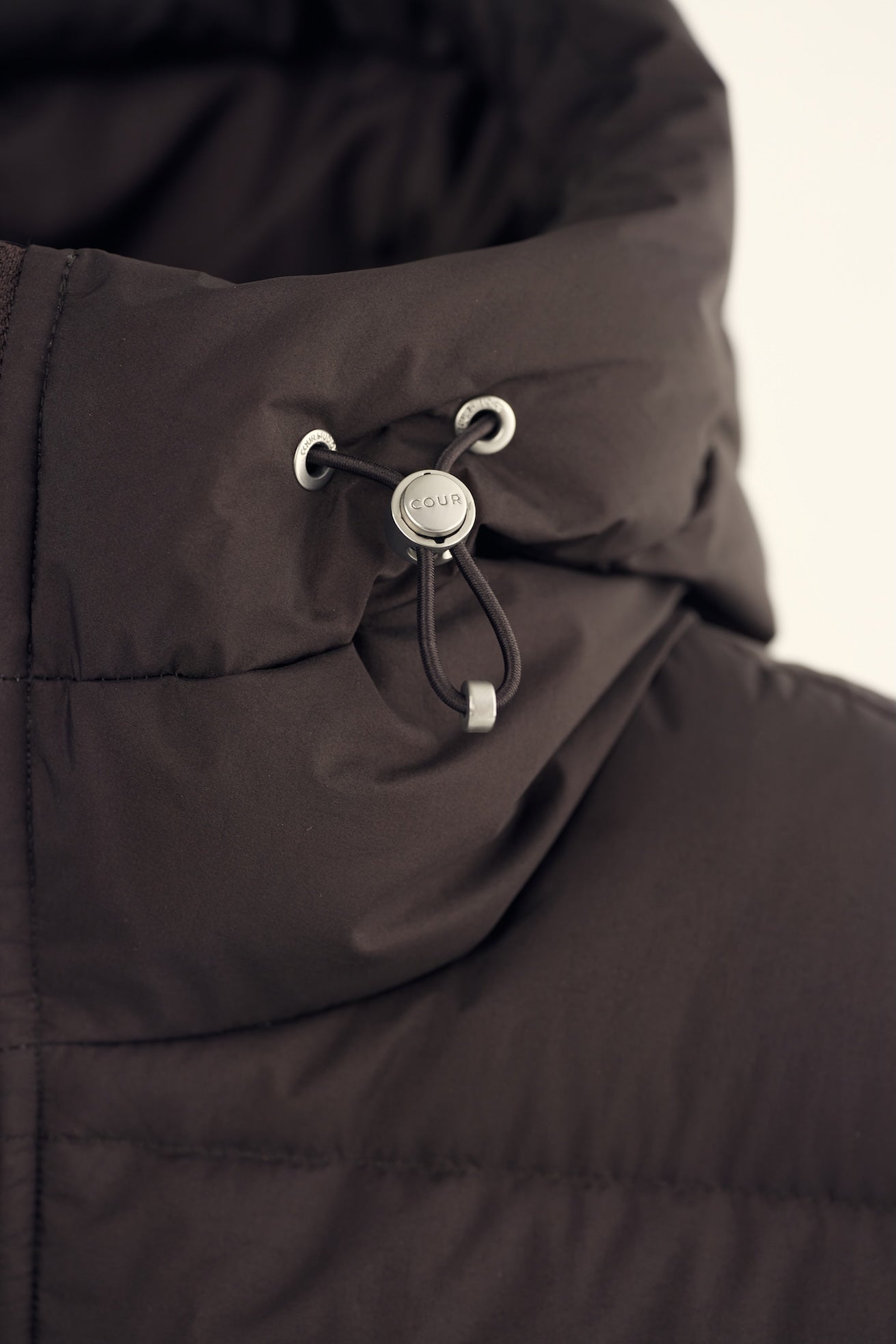 BERNADETTE DOWN JACKET - dark brown