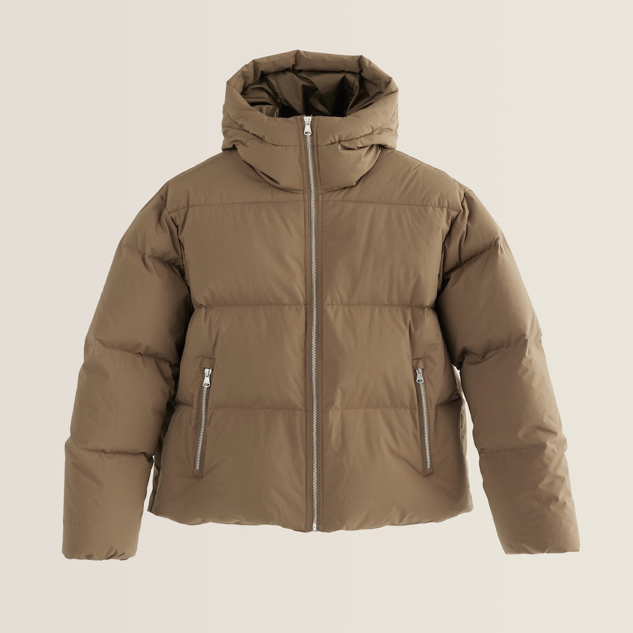 ÉDITH DOWN PUFFER JACKET - light brown