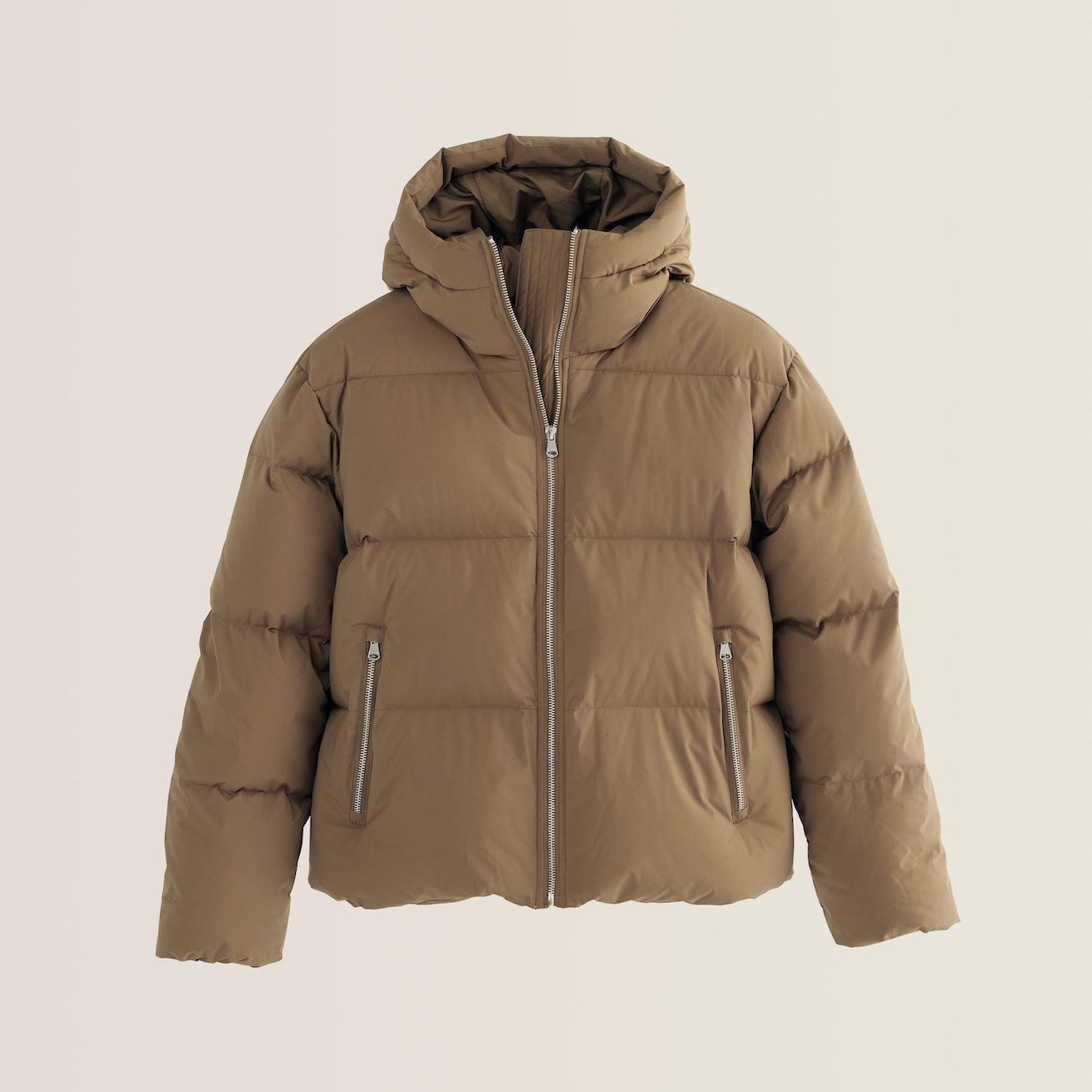 ÉDITH DOWN PUFFER JACKET - light brown