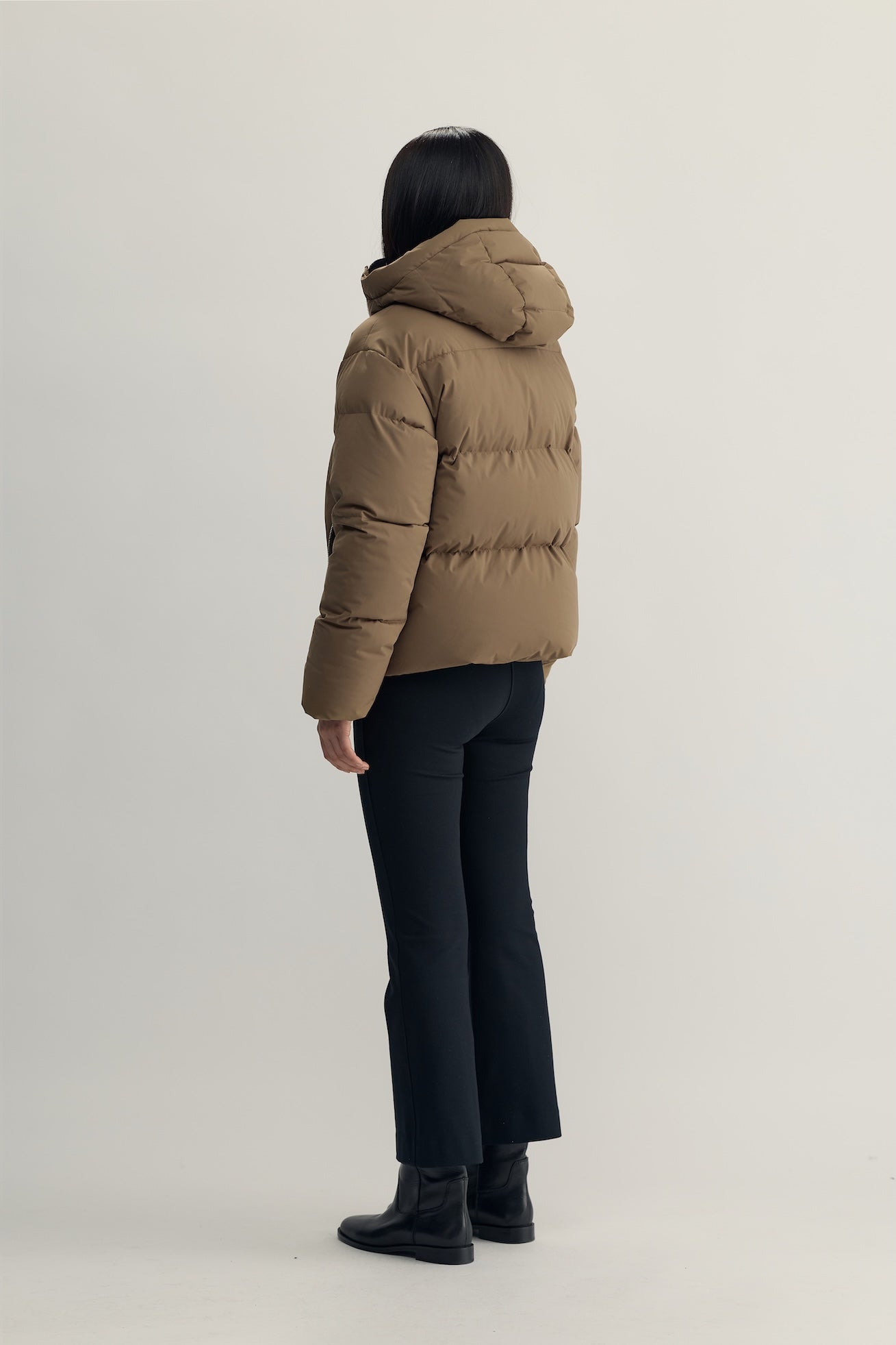 ÉDITH DOWN PUFFER JACKET - light brown