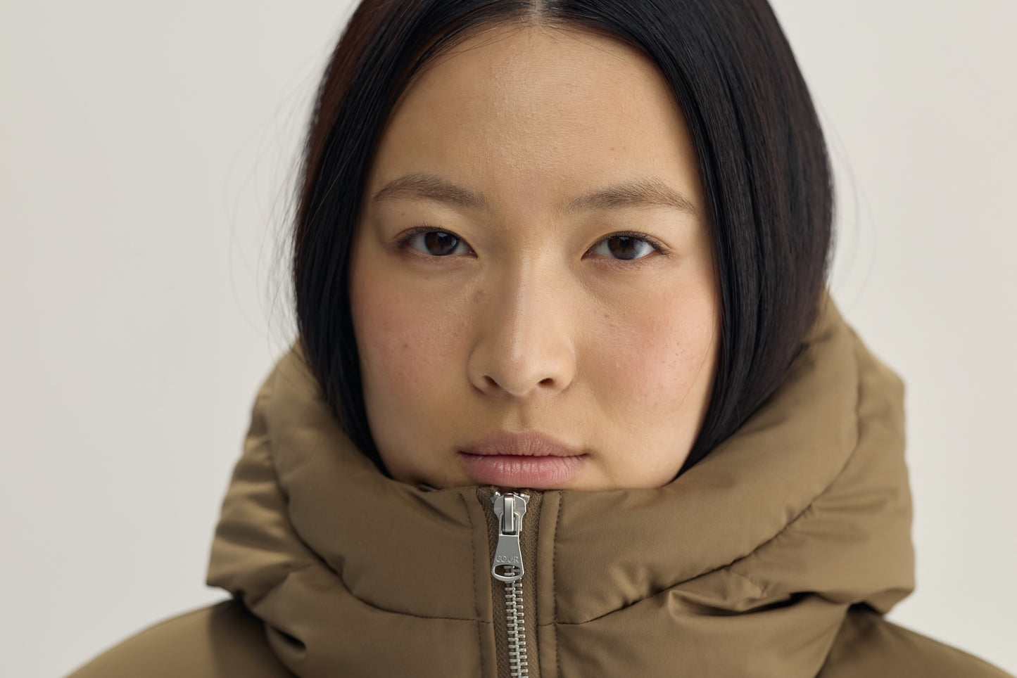 ÉDITH DOWN PUFFER JACKET - light brown