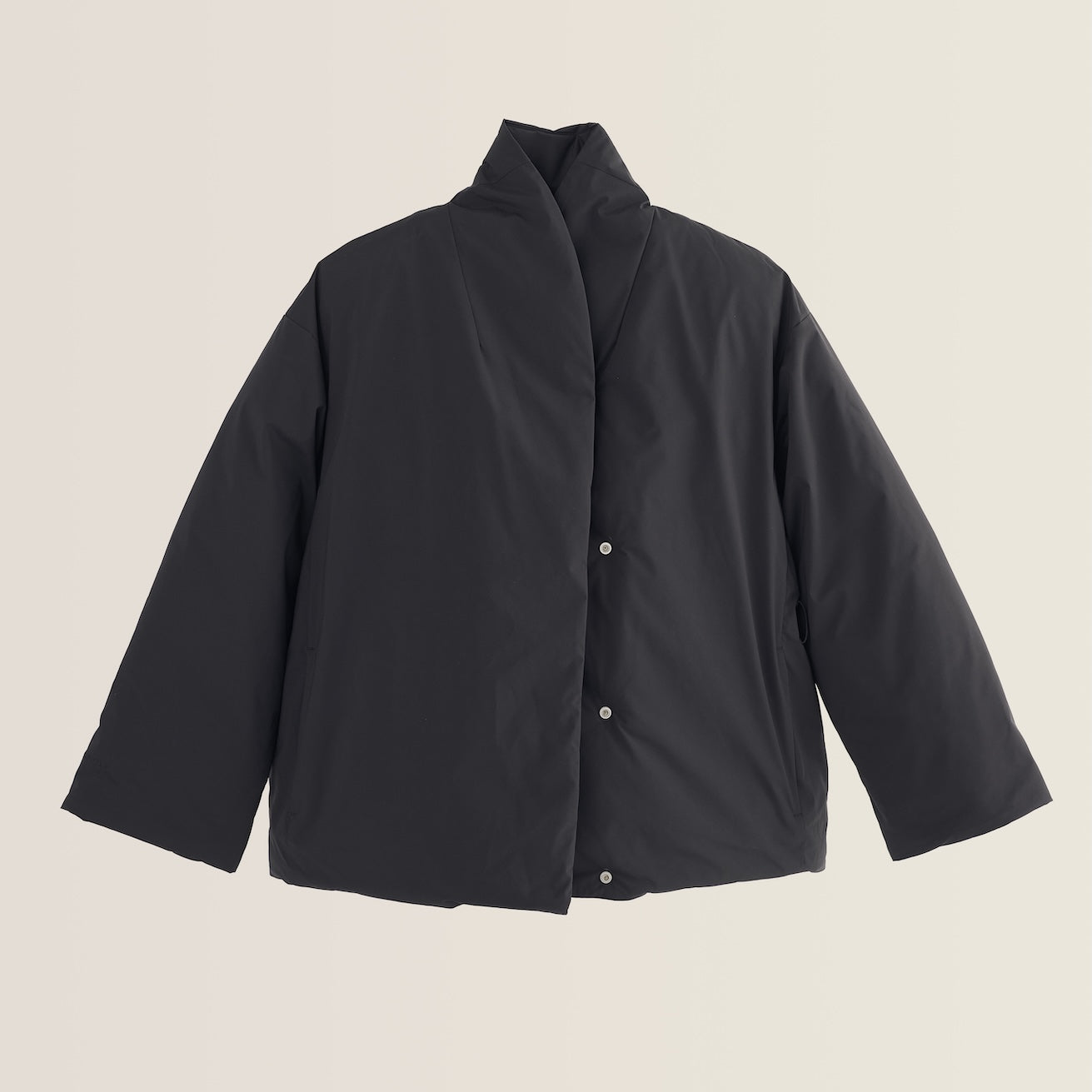 BÉRÉNICE KIMONO PADDED JACKET - black