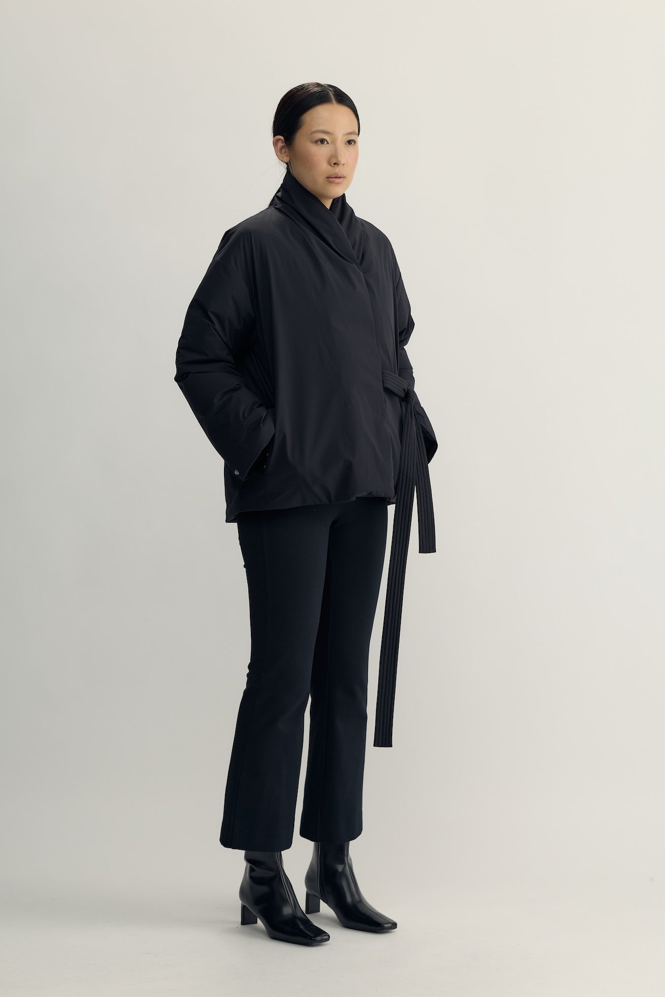 BÉRÉNICE KIMONO PADDED JACKET - black