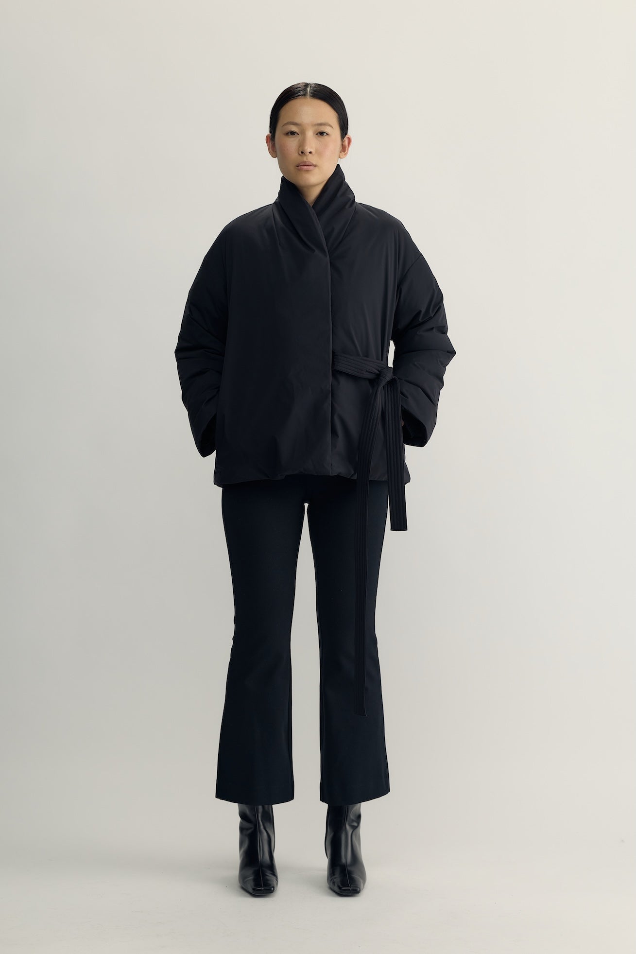 BÉRÉNICE KIMONO PADDED JACKET - black