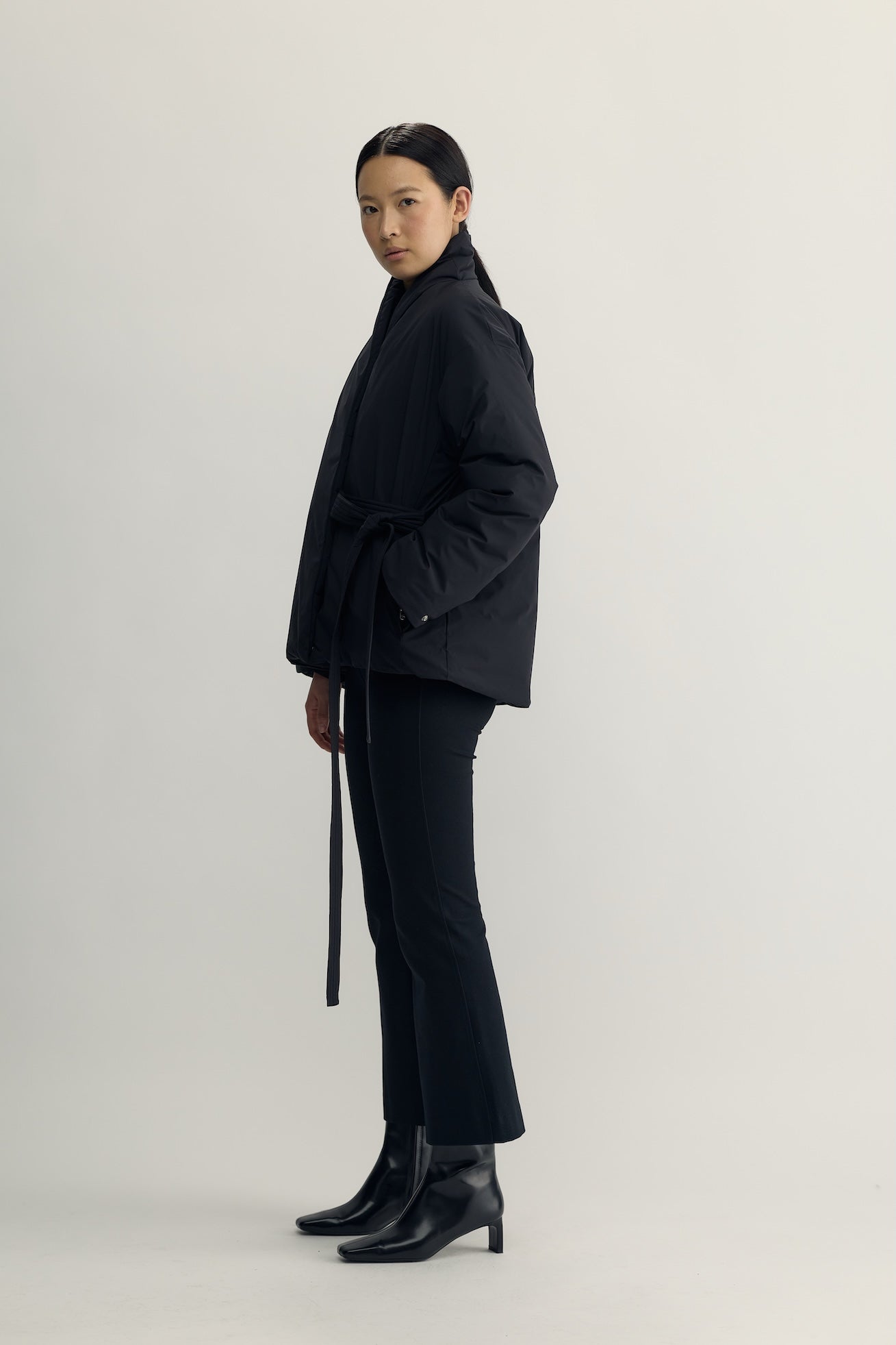 BÉRÉNICE KIMONO PADDED JACKET - black