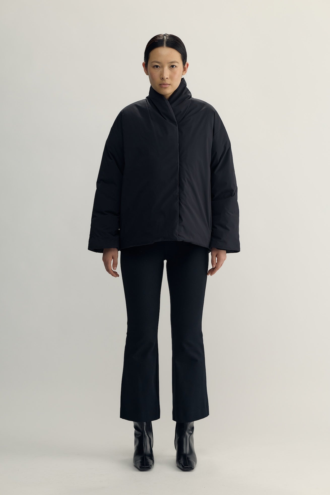 BÉRÉNICE KIMONO PADDED JACKET - black