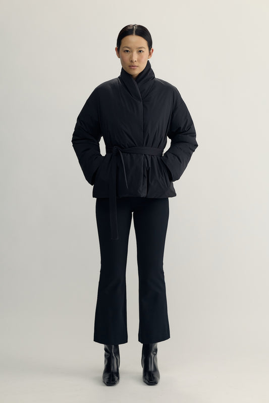 BÉRÉNICE KIMONO PADDED JACKET - black