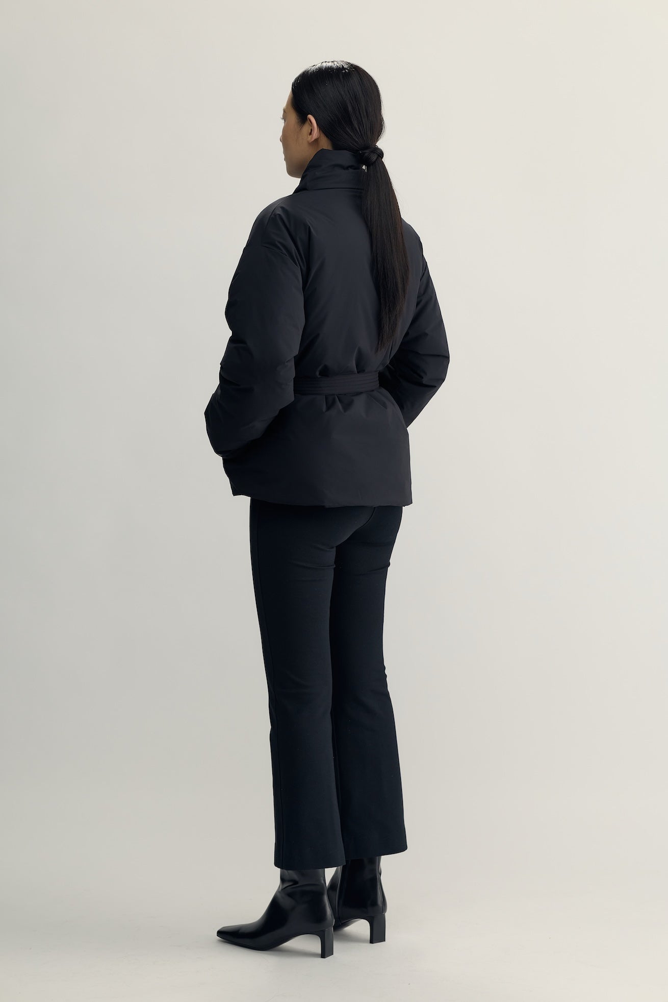 BÉRÉNICE KIMONO PADDED JACKET - black