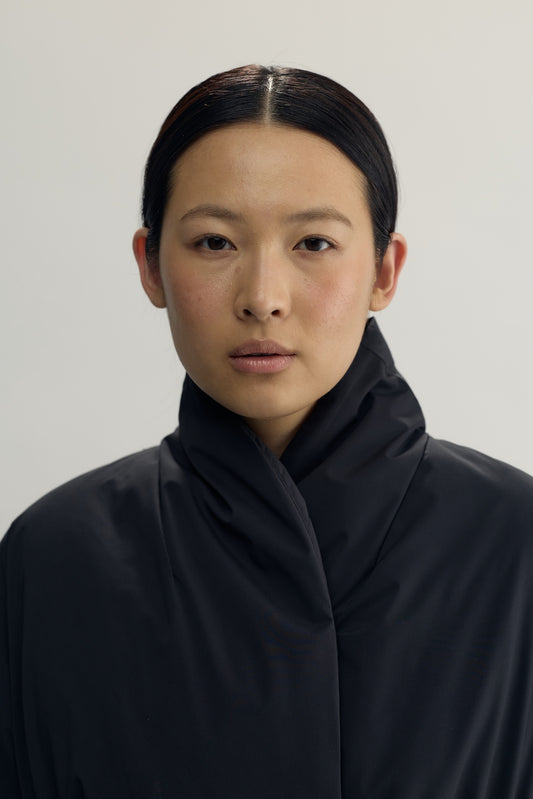 BÉRÉNICE KIMONO PADDED JACKET - black
