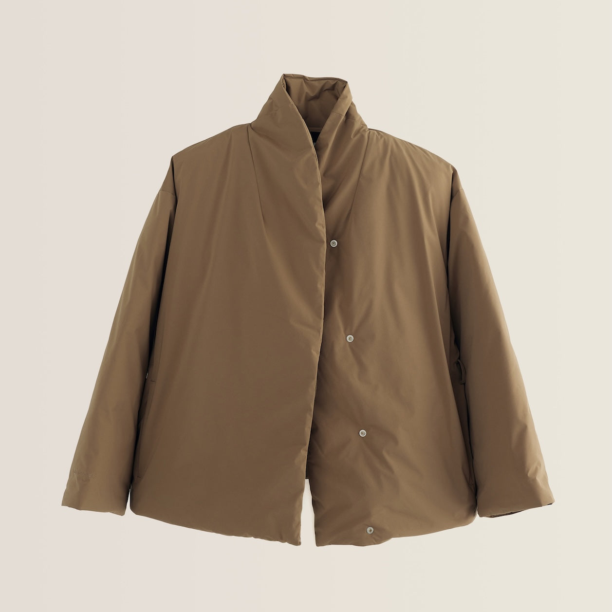 BÉRÉNICE KIMONO PADDED JACKET - light brown