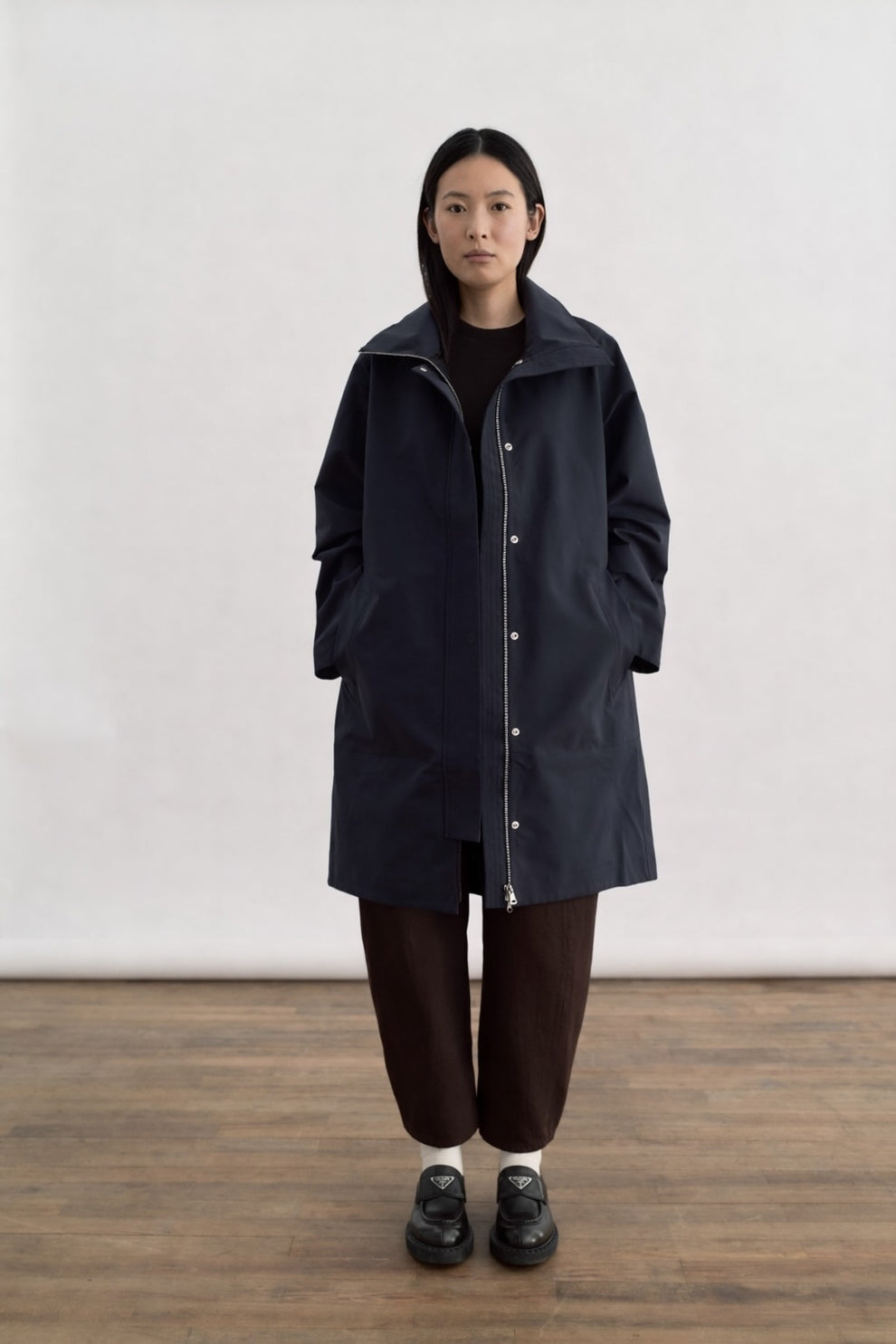 Beate Waterproof Shell Parka — vattentät parkas med alla sömmar tejpade från COUR Studios