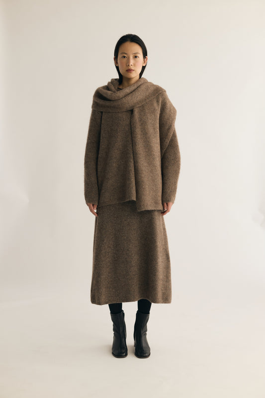 BEATRICE KNITTED SCARF