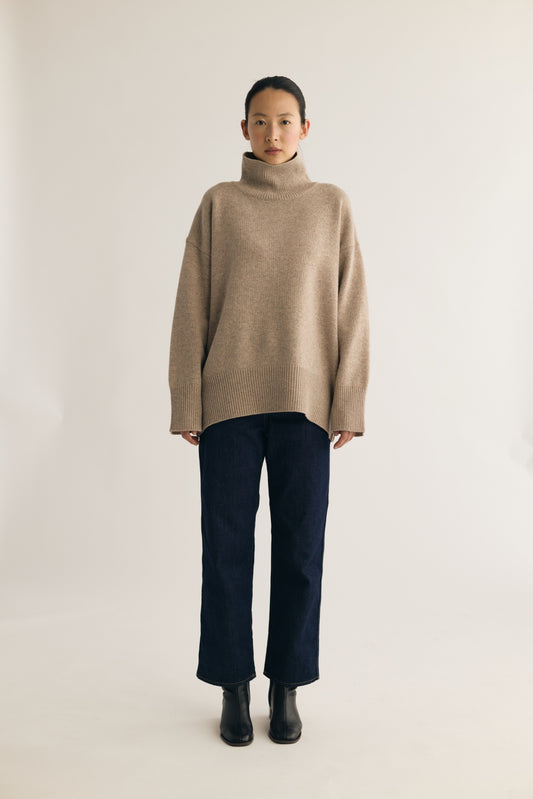 LOUISE HIGH COLLAR KNIT