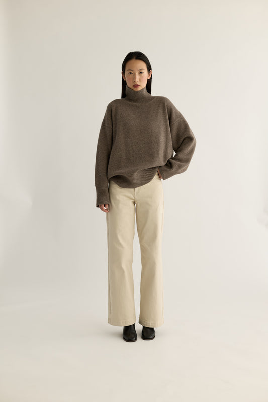 LOUISE HIGH COLLAR KNIT