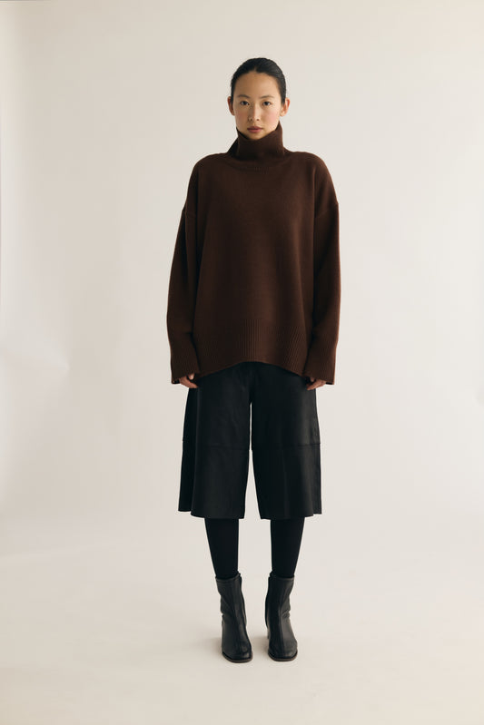 LOUISE HIGH COLLAR KNIT